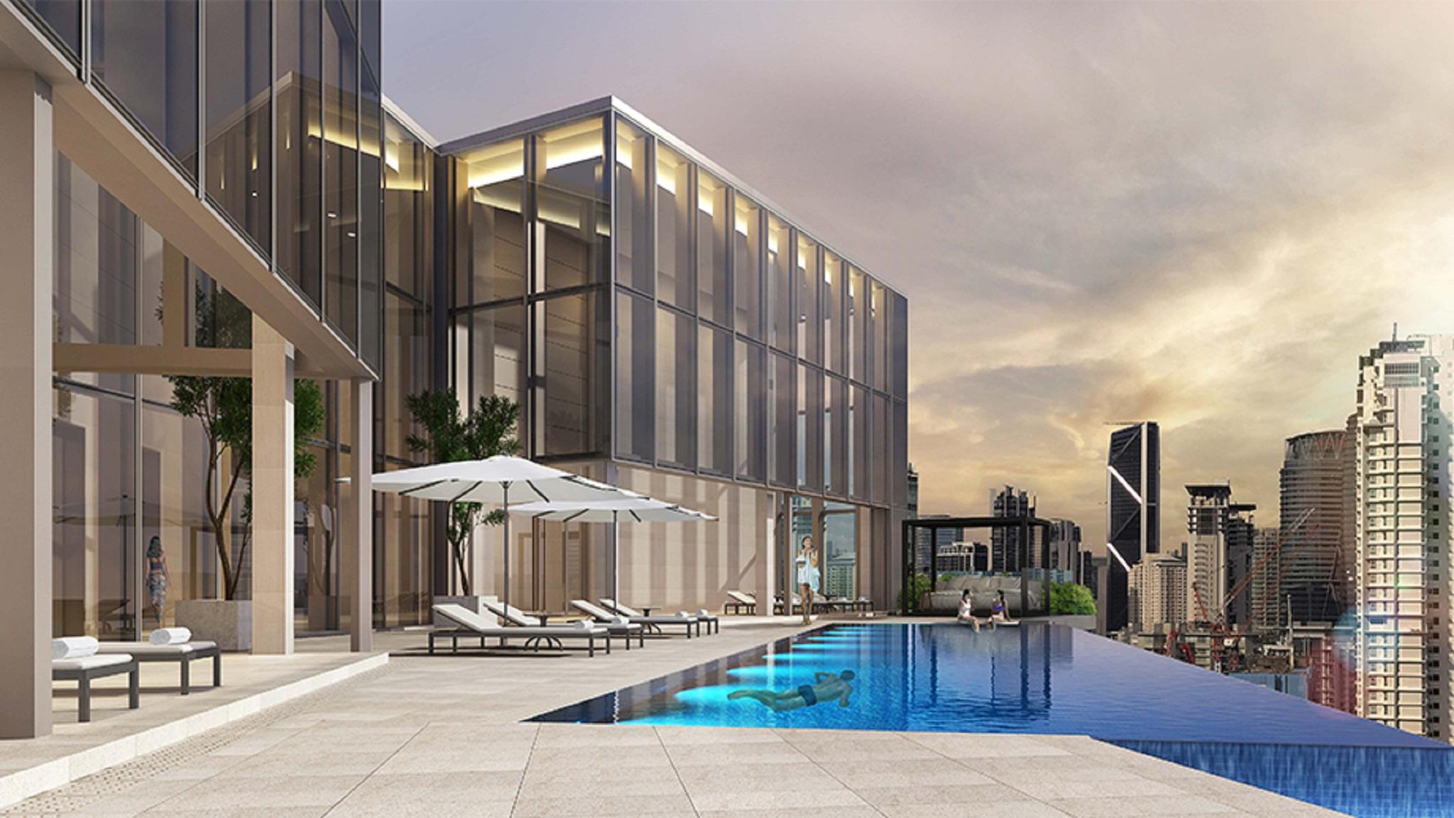 Pavilion Hotel Kuala Lumpur Managed By Banyan Tree Kültér fotó The pool at the 101